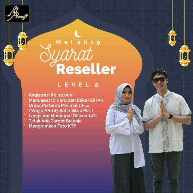 Persyaratan Reseller Hijab ArRafi Mei 2019