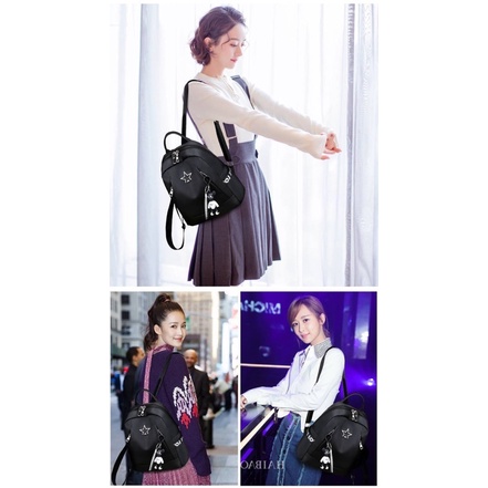 TAS WANITA 3135 - TAS RANSEL WANITA FASHION IMPORT MURAH RANSEL IMPORT BATAM KOREA STYLE - E