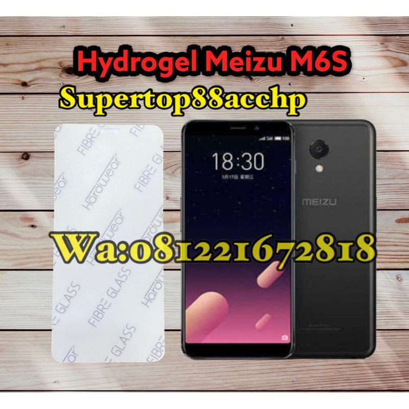 Meizu M6S Anti Gores Hydrogel Full Screen Protector