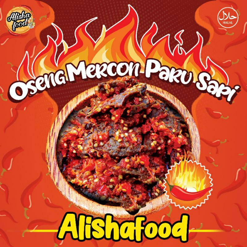 

Oseng Mercon Paru Sapi Xtra Pedas