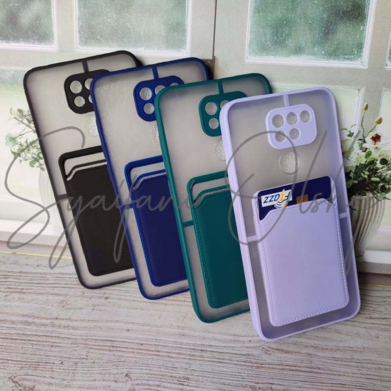 Card Case Xiaomi Redmi Note 10X ( 4G ) / M2003J15SC Case Slot Kartu+ Protection Camera