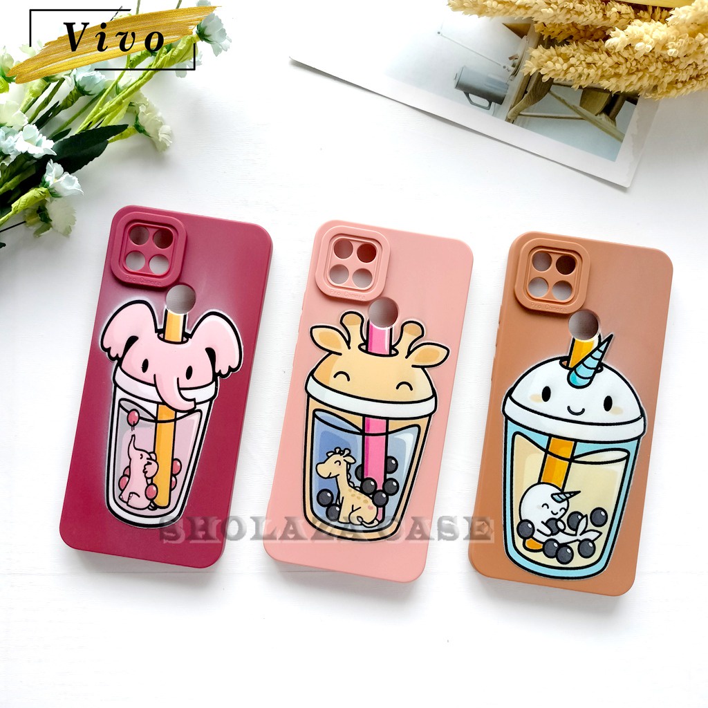 Case Motif Boba Vivo Y20 Y20S Y20I Y12S Y12 Y15 Y17 Y11 Y91C Y1S Y53 Y21S Y21 Y21T Y21A Y33S Y51 Y53