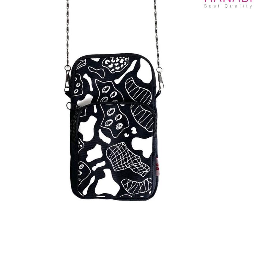 STAR HANABI - tas selempang / tas kalung / pocket unisex tas hp tas simple 
