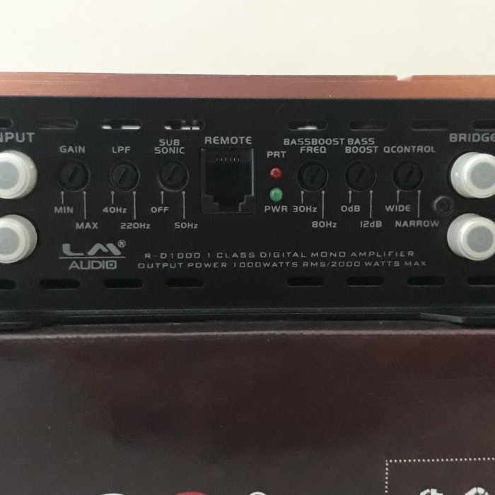 POWER MONOBLOCK LM AUDIO R-D1000.1 POWER MONOBLOK LM AUDIO R-D1000.1