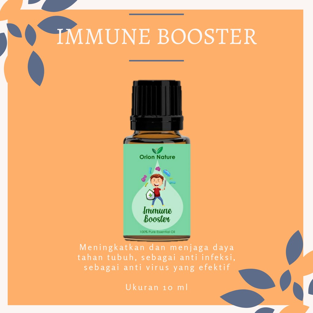 Orion Nature Immune Booster 100% Essential Oil Minyak Aroma Terapi Pure Therapeutic Grade