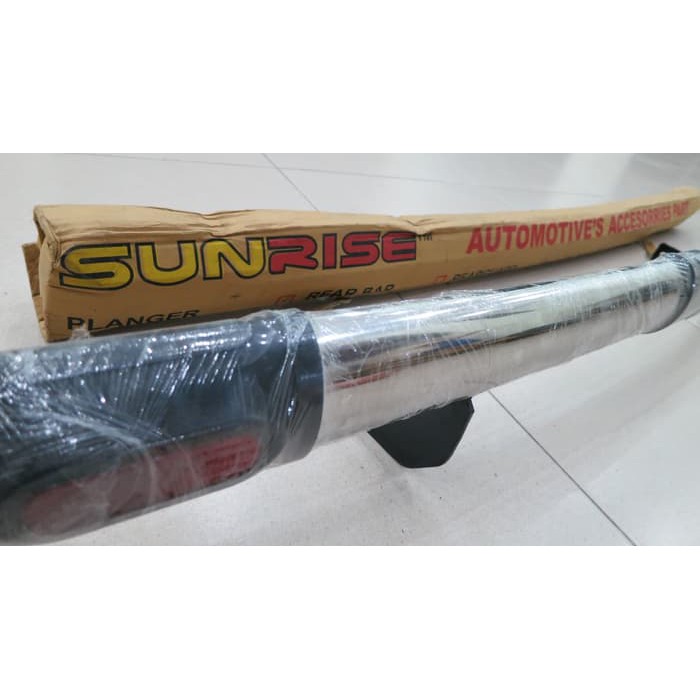 Murah BEMPER BELAKANG CALYA / SIGRA STAINLESS OVAL REFLEKTOR Elegan