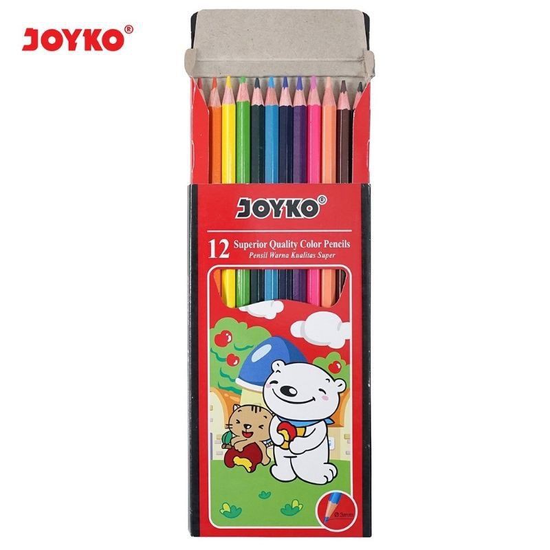 

Pensil Warna 12 Warna Panjang Joyko CP-12PB