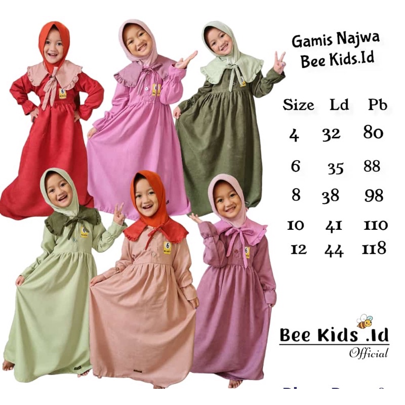 Gamis Anak Ruffle