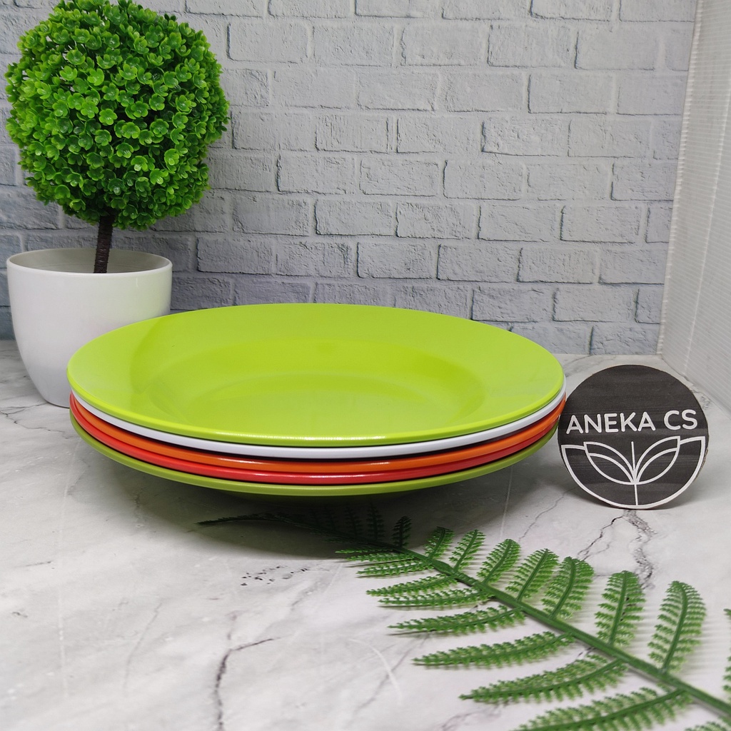 Piring Makan Melamin 9 Inch Golden Dragon - Piring Melamin - Piring Melamine - P0109