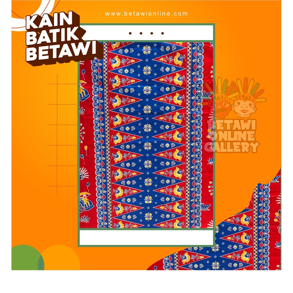 Kain Batik Betawi / Batik Betawi / Sarung Batik Betawi