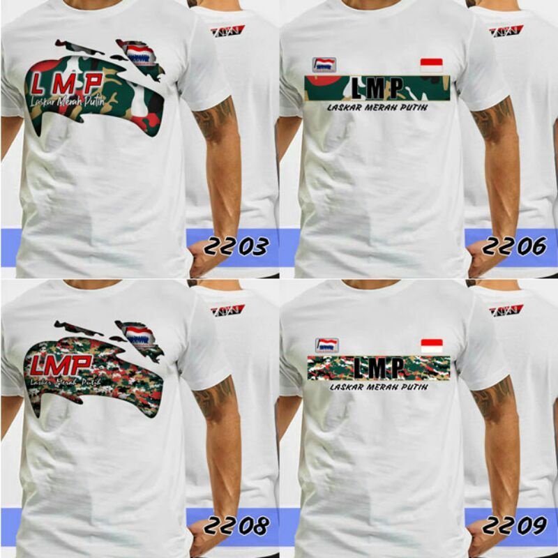 kaos baju ormas laskar merah putih lmp