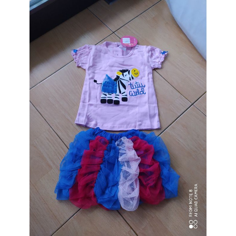 Stelan Anak perempuan Rok tutu 1tahunan