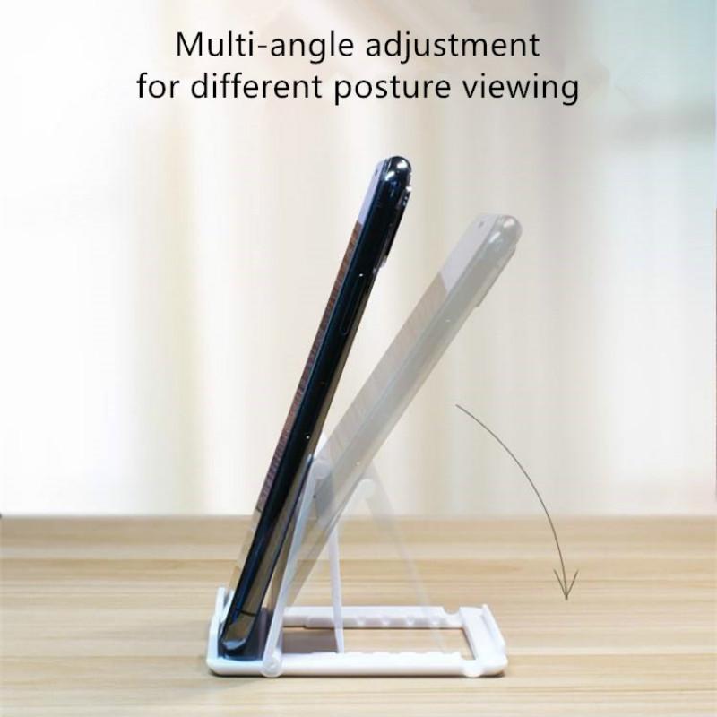 [ Universal Foldable Desktop Phone Holder ] [ Cell Phone Portable Desk Support Stand ] [For All iPhone &amp; Android Phone]