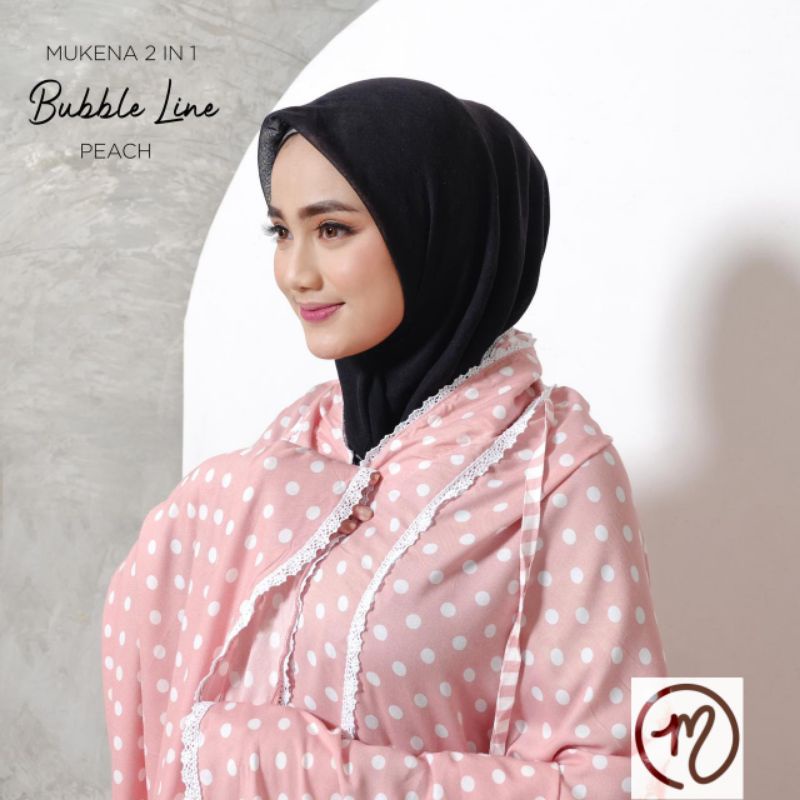 Mukena Dewasa Rayon 2in1 POLKADOT Jumbo!