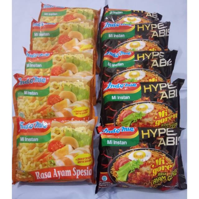 

Paket mie instan seri B
