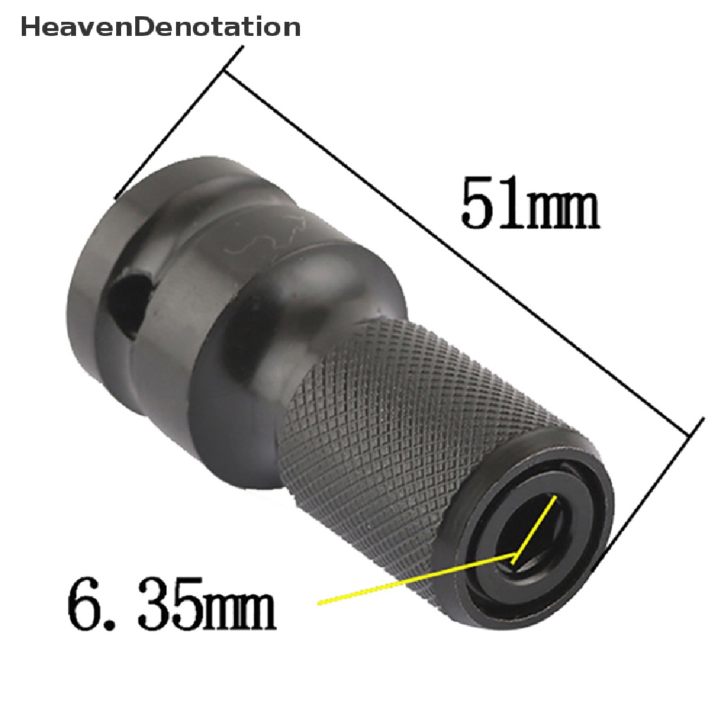 Adapter Socket Kunci Pas Ratchet Hex 1 / 2 &quot;Persegi Ke 1 / 4&quot;