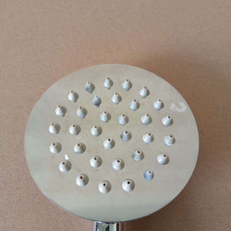 Kepala Hand Shower Kamar Mandi Stainless Shower Bulat Stainless Drat 1/2 Inch