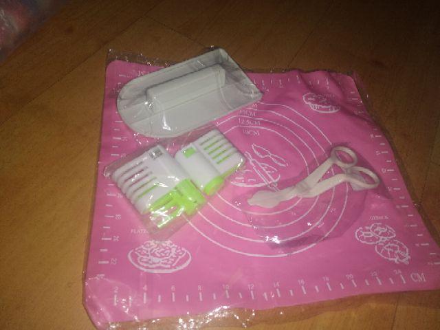 [bayar Di Tempat]silpat Silikon / Non Stick Silpat Silicone Baking Mat With Measurement Macaroon