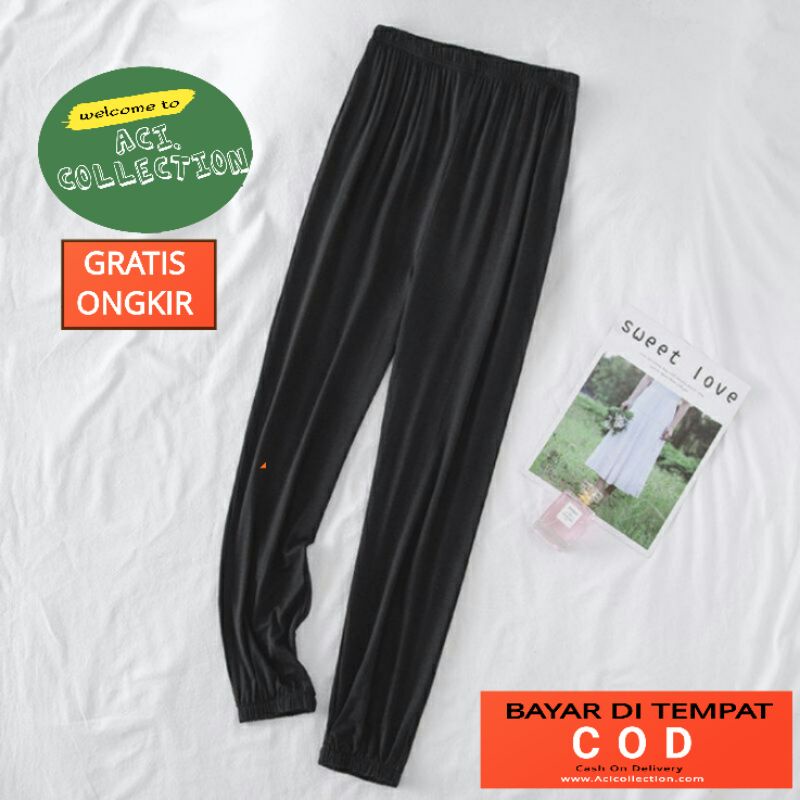Celamis Aladin Kerut Ukuran STANDAR &amp; JUMBO/ Celana Aladin Kerut Santai Dirumah