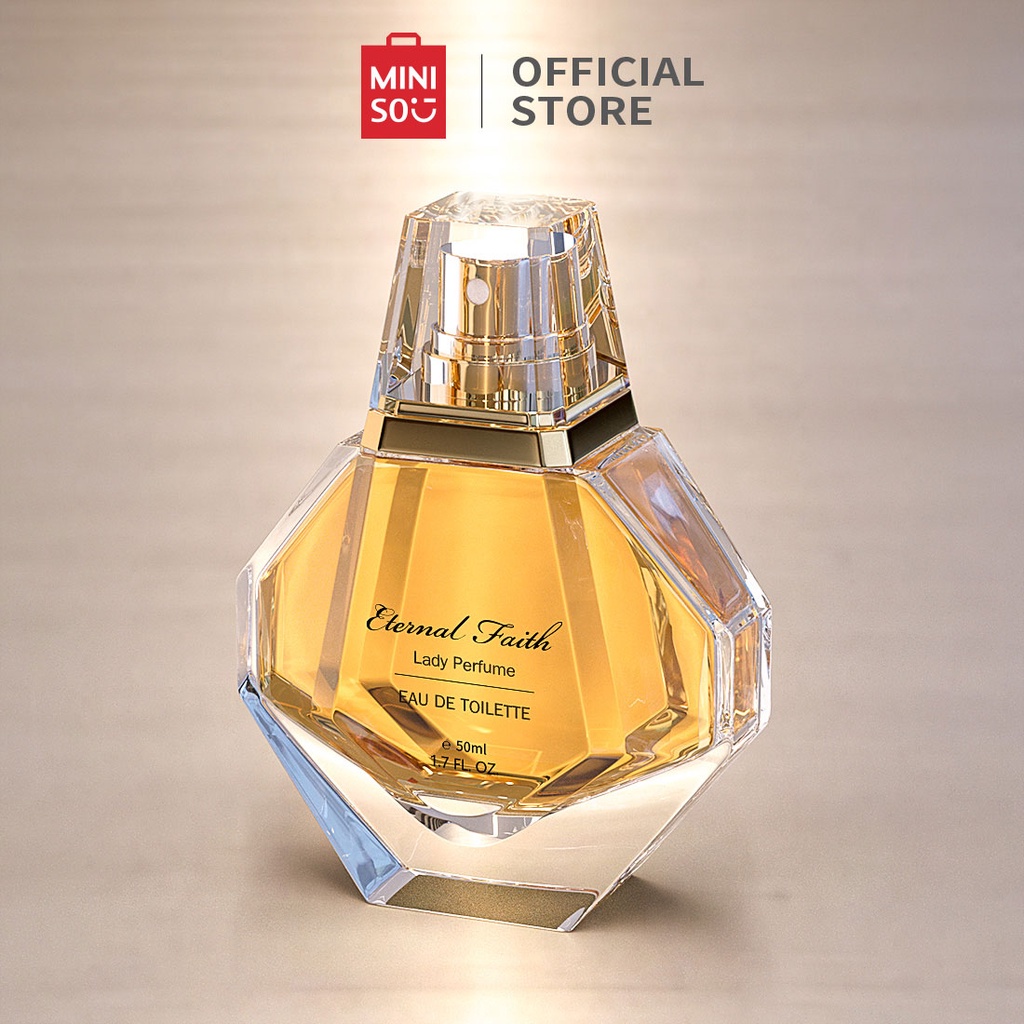 Miniso Official Parfum Wanita Eternal Faith Lady Perfume Isi 50ml Parfum untuk Pasangan Valentine Ka