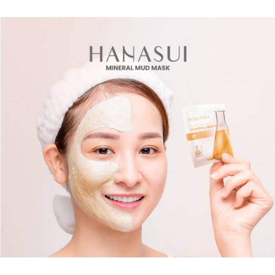 ^ KYRA ^ Hanasui Masker Wajah Mineral Mud Mask - Netto 7 gr