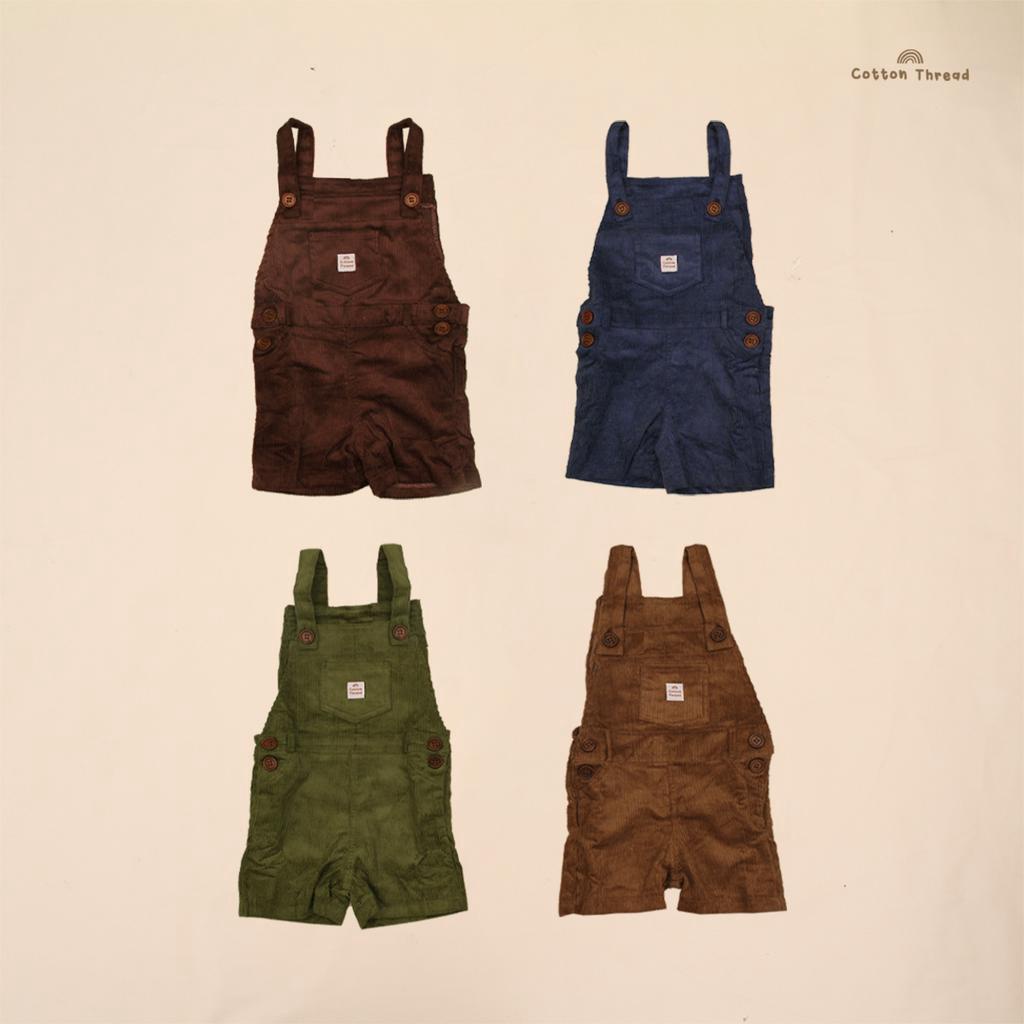 Overall Corduroy ( Short)  - Cotton Thread