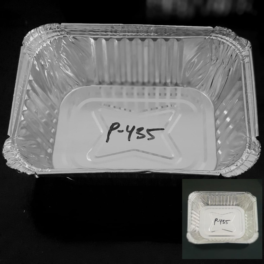 ALUMUNIUM FOIL CUP KOTAK P435 KEMASAN MAKANAN FOIL TRAY P 435