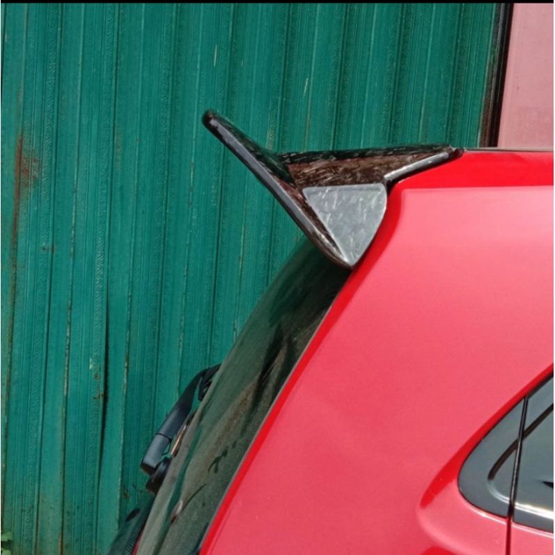 Spoiler Spon Honda Brio old Carbon kevlar asli