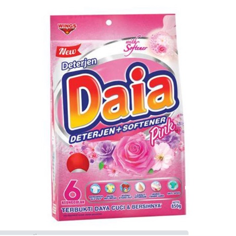 DAIA SOFTENER DETERJEN 850 GR