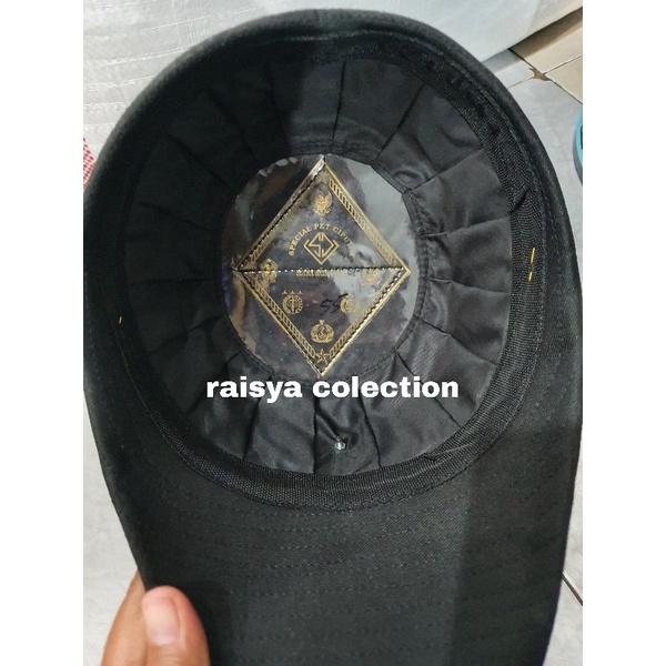 topi pet pdu polwan / topi pet pdu polisi wanita