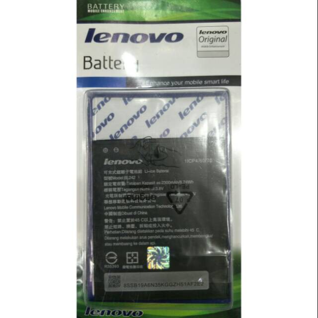 Batterai Lenovo A6000 / BL-242 Model Original Baterai BL242