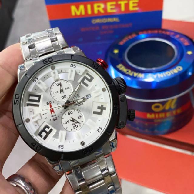 JAM TANGAN MIRETE CHRONO AKTIF ORIGINAL