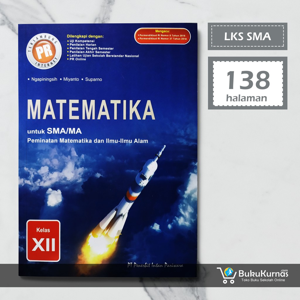 Buku Lks Matematika Kelas 12 Peminatan K13 Intan Pariwara Shopee