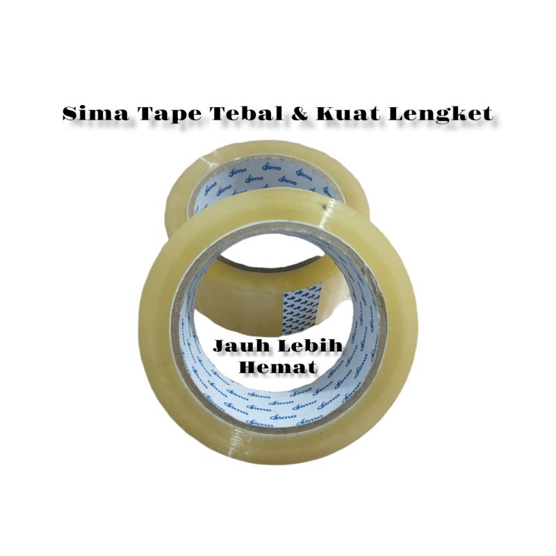 Lakban Sima Super Lengket 45 mm x 90 Yard