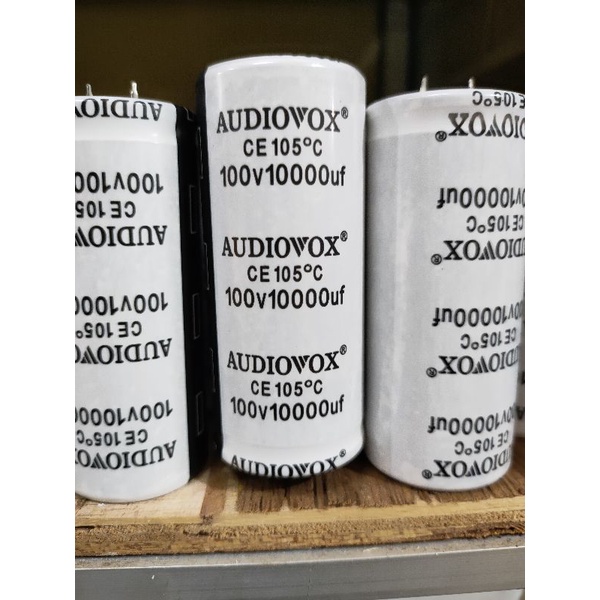 Elco AudioVox 10000uf / 100V putih