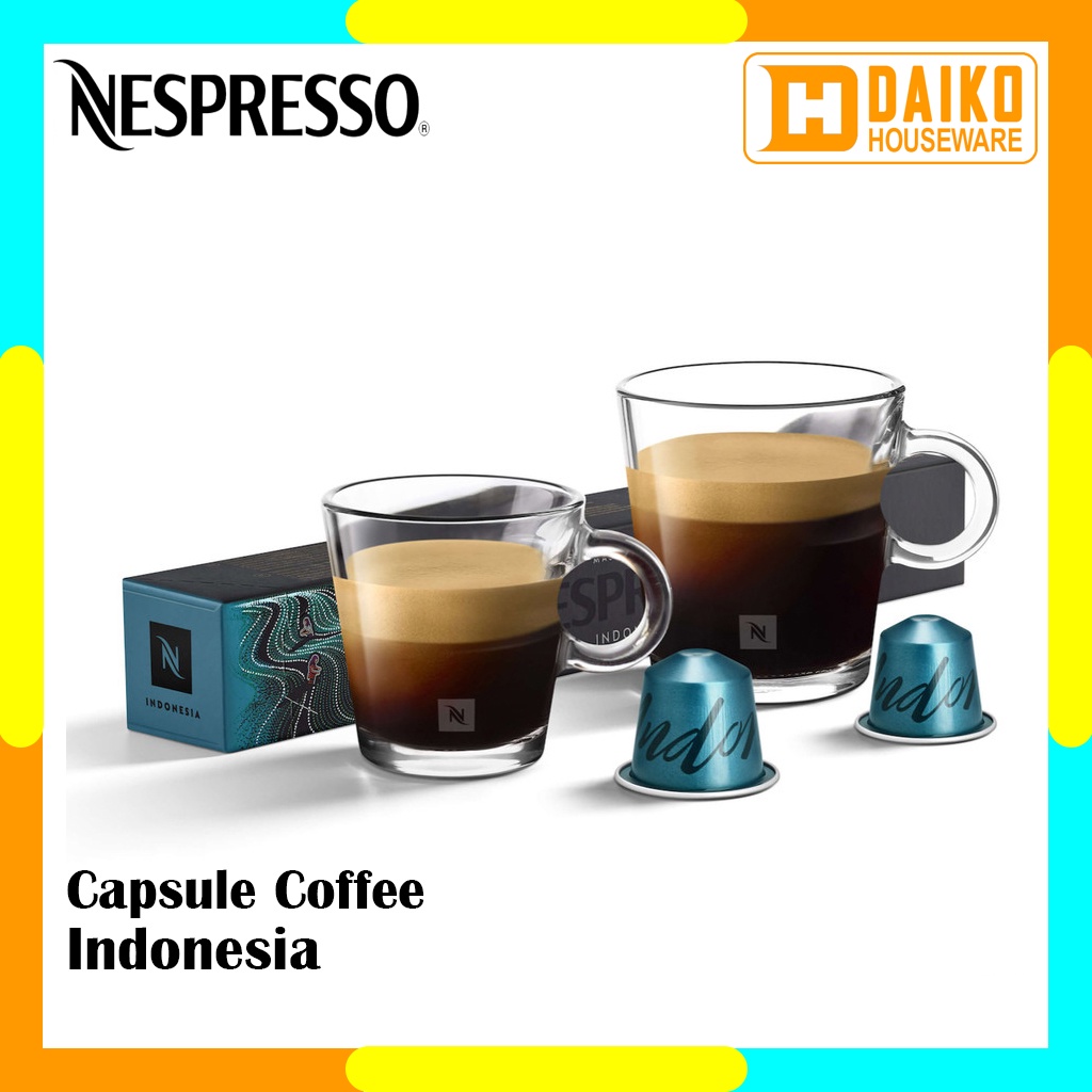Capsule Nespresso Indonesia Original Nestle 1 Pack - Coffee Master Origins Series - Kopi Kapsul