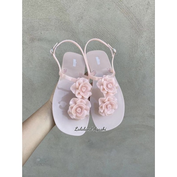 Sandal melissa harmonic garden square Ad/sandal melissa bunga /sandal jelly wanita