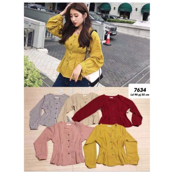 atasan katun import 7634