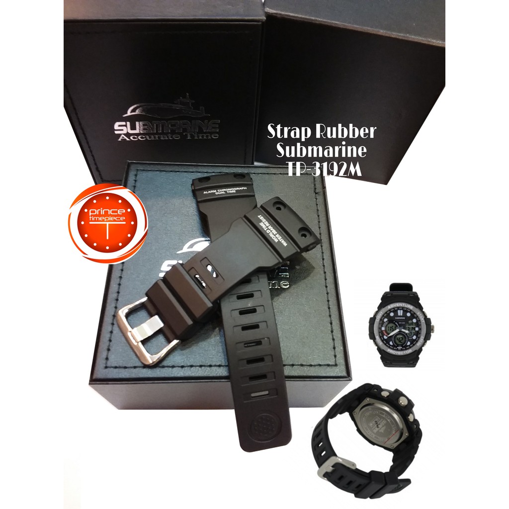 Strap Tali Jam Rubber Us Submarine Tp 3192m Original Shopee Indonesia