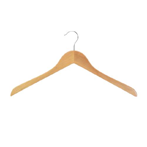 Hanger kayu ( Wood ) warna Natural/ gantungan baju ( Harga 6pcs)