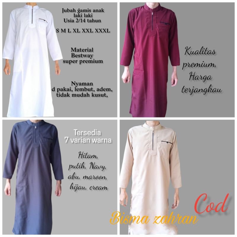 JUBAH ANAK / GAMIS ANAK USIA 2-14 TAHUN 02