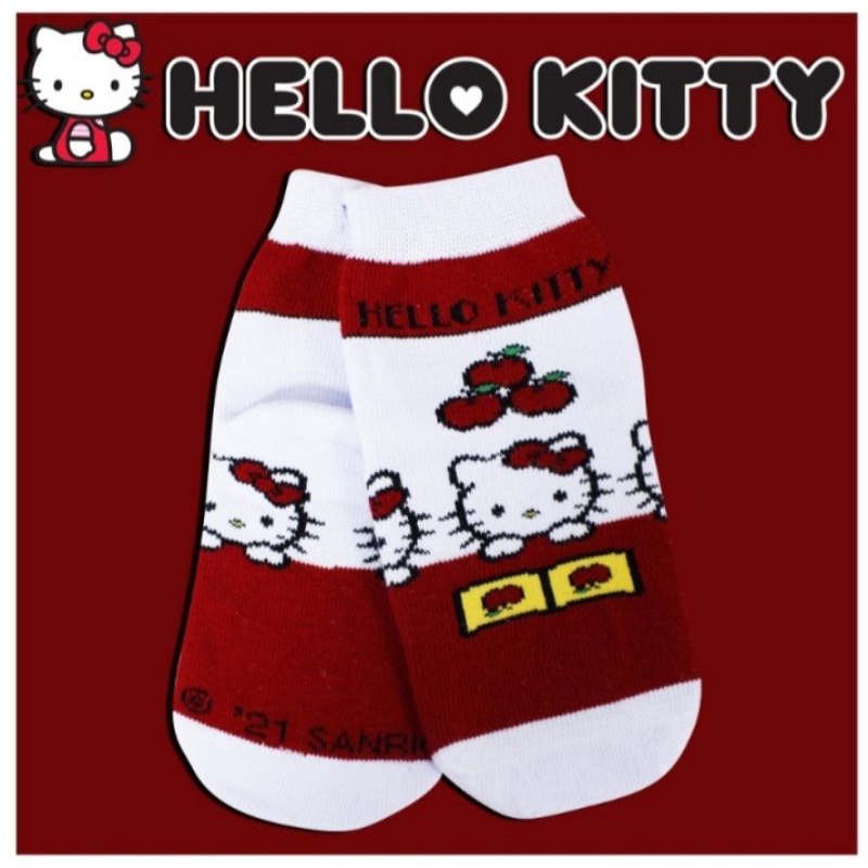 Hello Kitty Kaos Kaki Anak - Original Official Licensed Sanrio - Ankle Socks - By Robert Brown