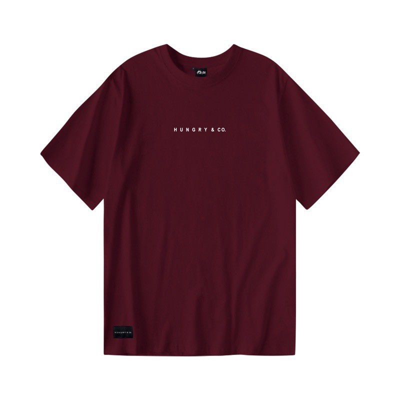 Hungry&co T-Shirt 0001 Maroon