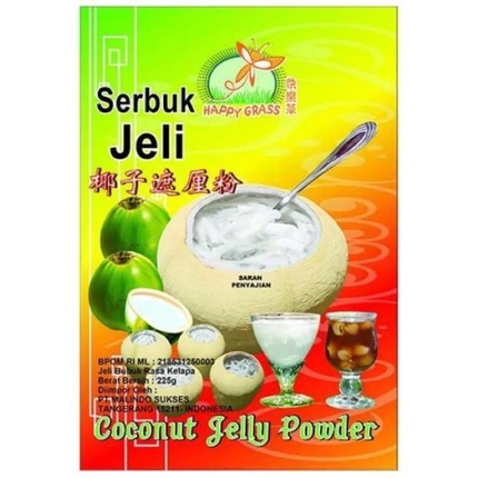 

monggo] Coconut Jelly Powder Happy Grass / Serbuk Jeli Agar-Agar Puding Kelapa