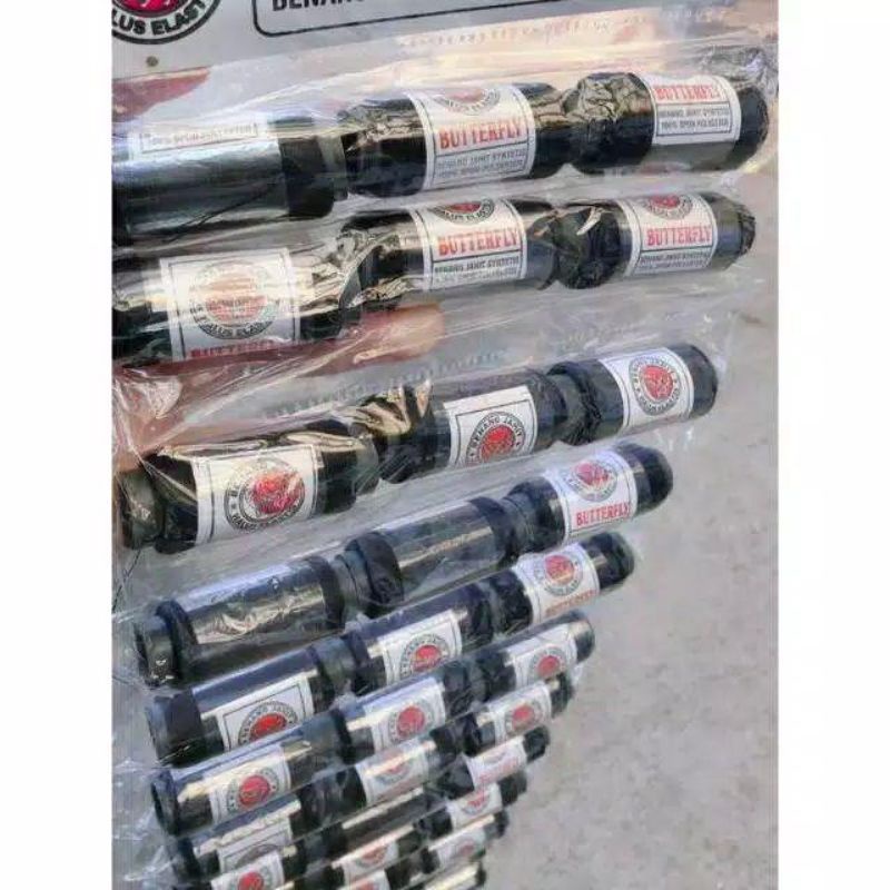 benang WARNA hitam butterfly/benang jahit syntetis/36 pcs benang halus