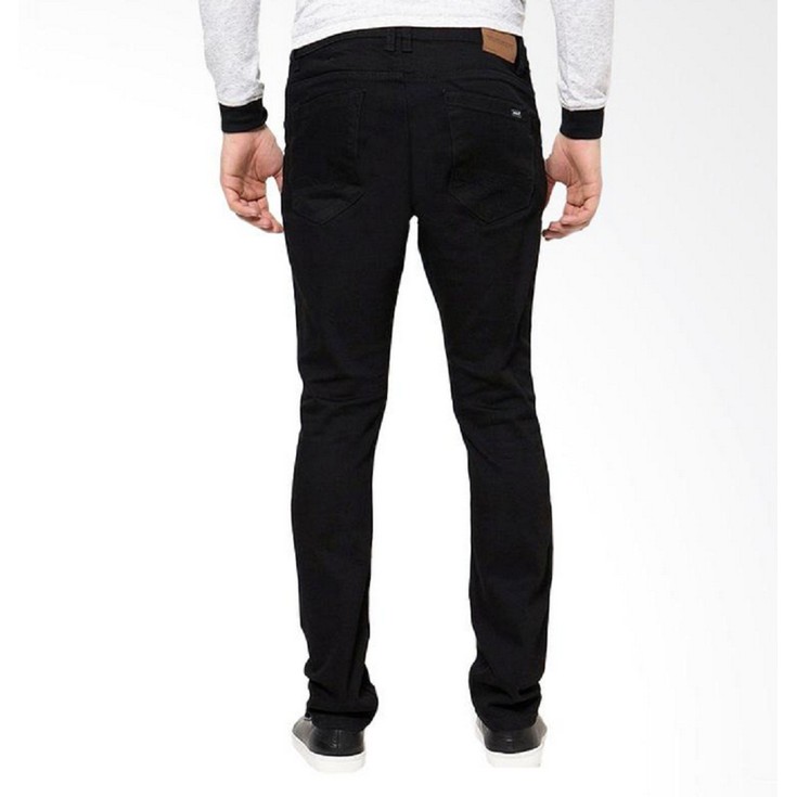 Celana Jeans Hitam Skinny \\U002F Slimfit Panjang Pria - Dc - Levis - Lois -