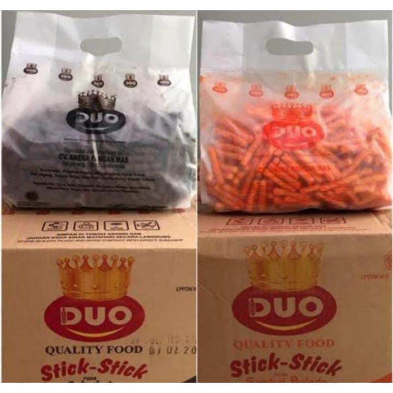 

DUO STIK RASA COKLAT DAN PEDAS