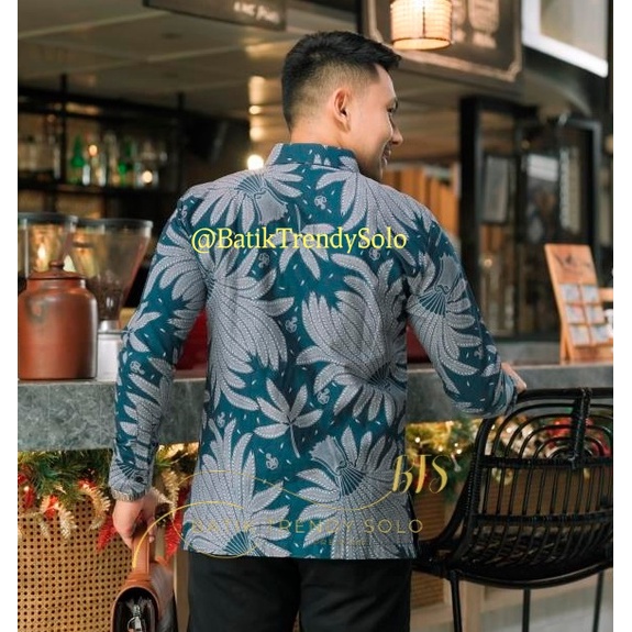 Hem  Kemeja Baju Batik Pria Cowok Laki Laki Slimfit Full Lapis Furing Lengan Panjang Lengan Pendek Original Asli Batik Jumanta Solo Laweyan Size S M L Xl XXL Bahan Katun Premium  945