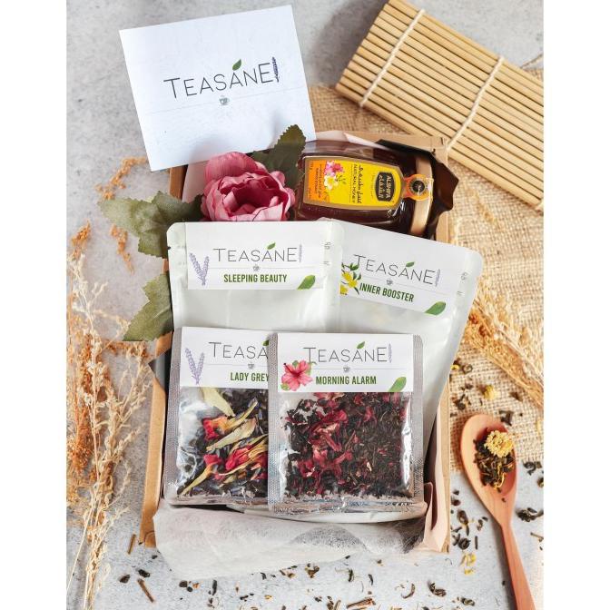 

(BISA COD) TEASANE HAMPERS [TEH BUNGA & MADU AL-SHIFA] PRODUK TERBATAS Kode 440