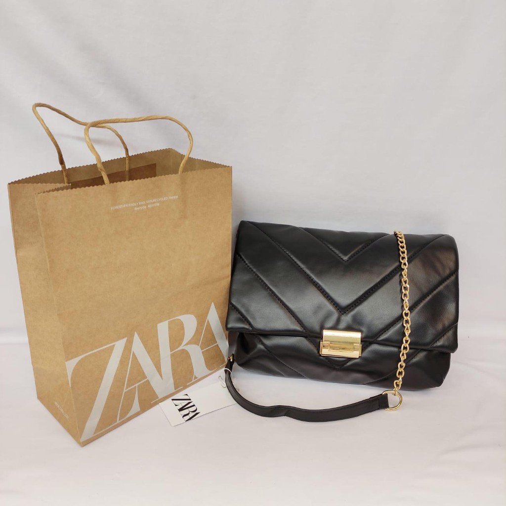 Zara Quilted ShoulderBag tas selempang
